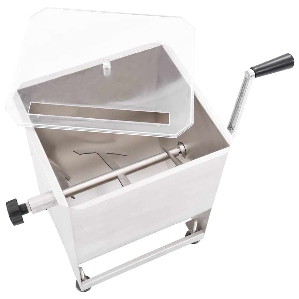 Impastatrice Carne Meccanica Argento in Acciaio Inox