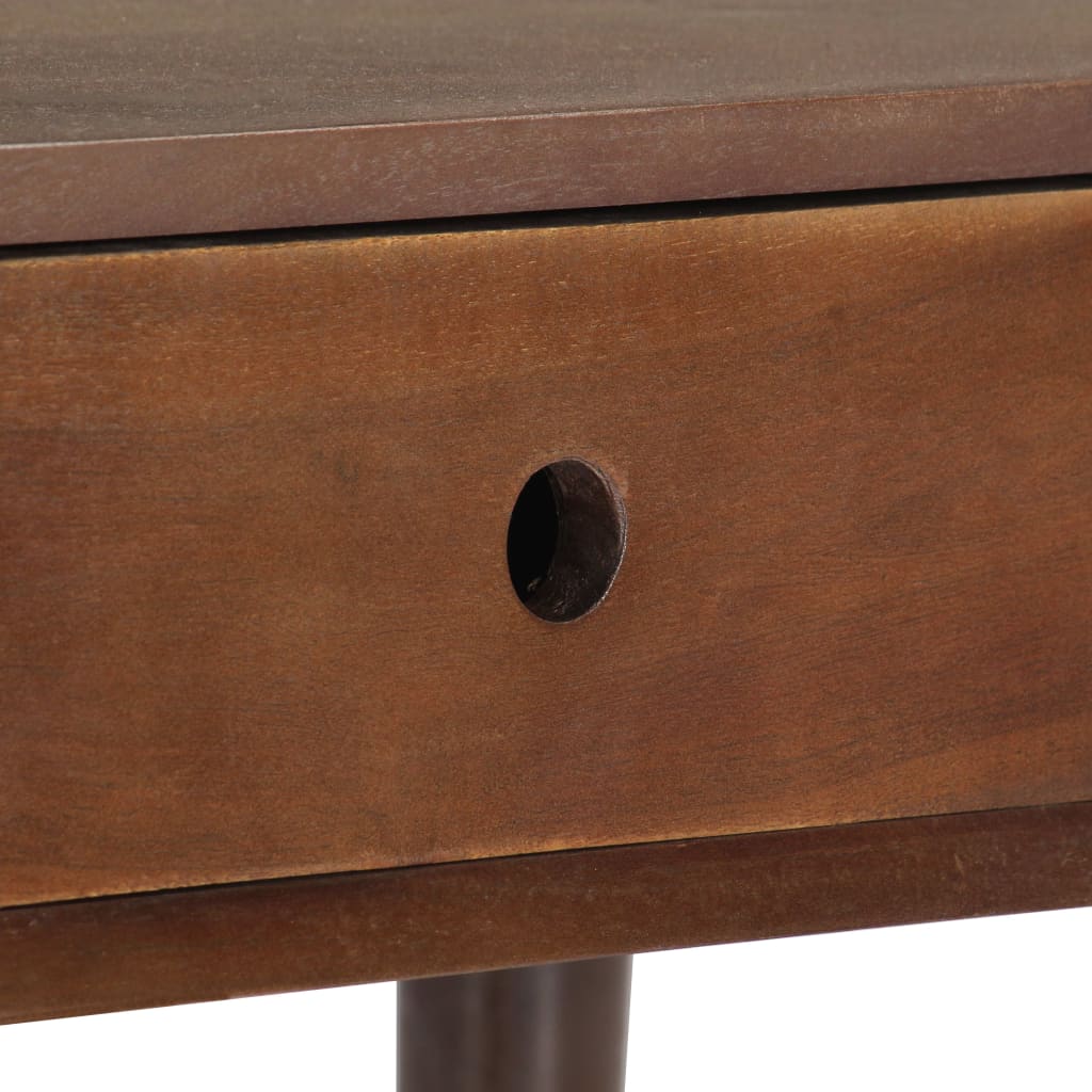 Tavolino da Salotto 100x50x46 cm in Legno Massello di Acacia