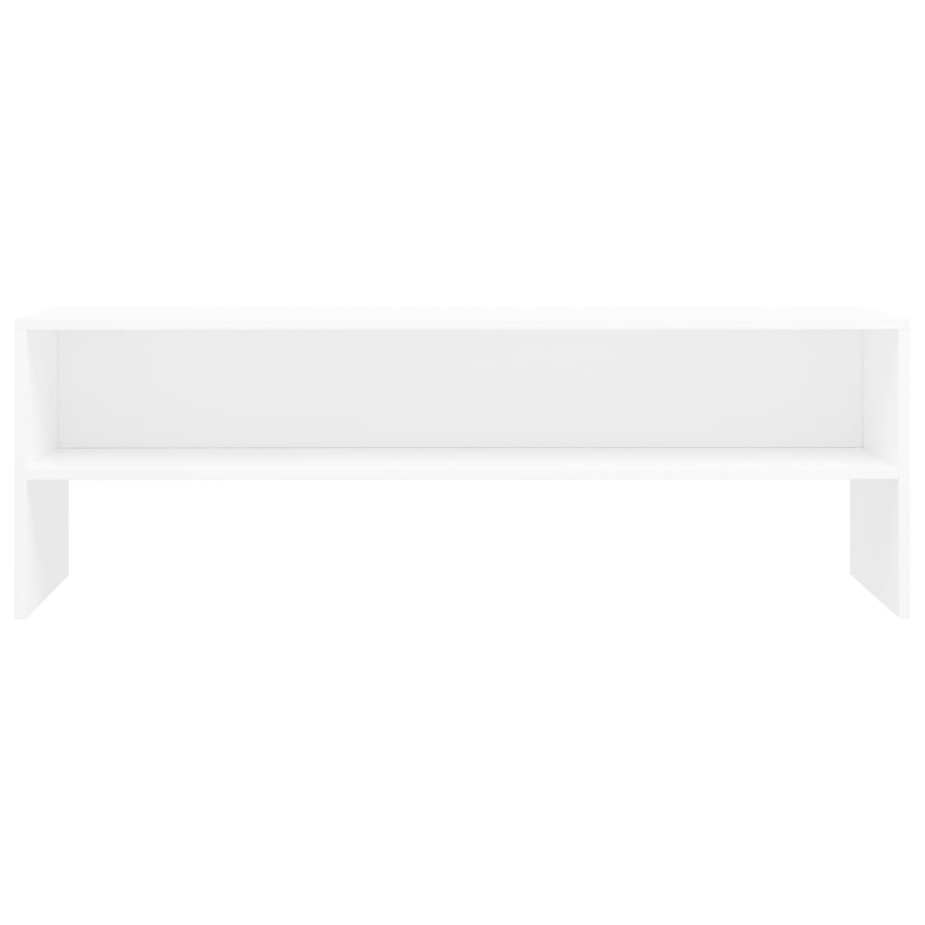 Mobile Porta TV Bianco 120x40x40 cm in Legno Multistrato