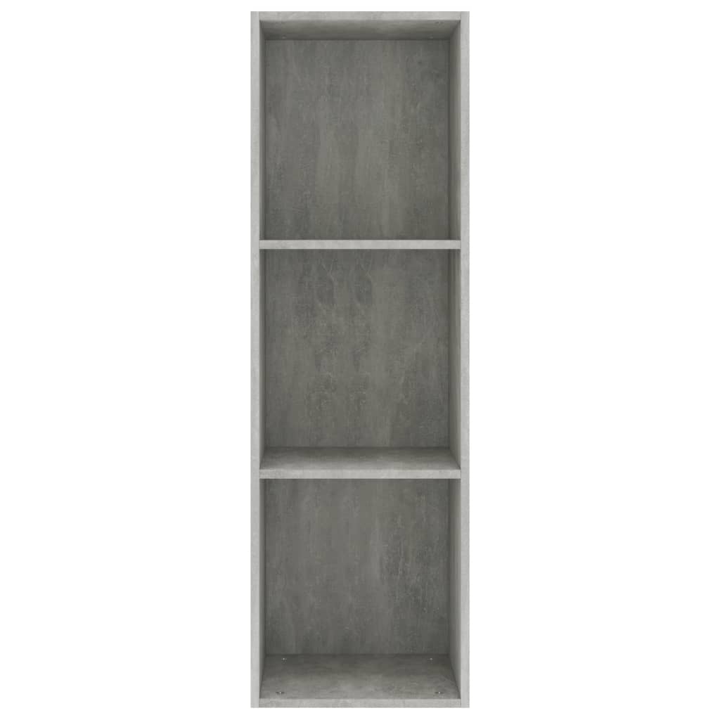 Libreria/Mobile TV Grigio Cemento 36x30x114cm Legno Multistrato
