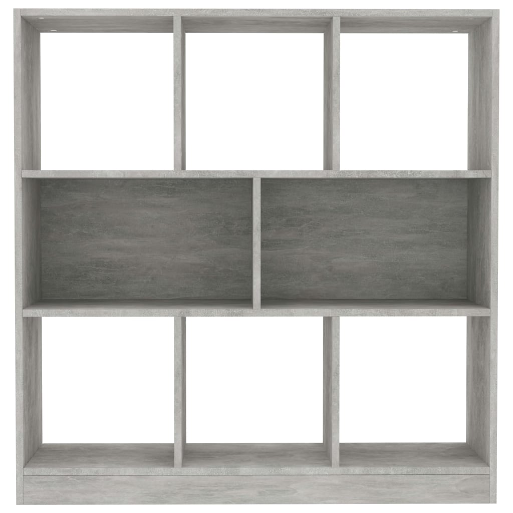 Libreria Grigio Cemento 97,5x29,5x100 cm in Legno Multistrato