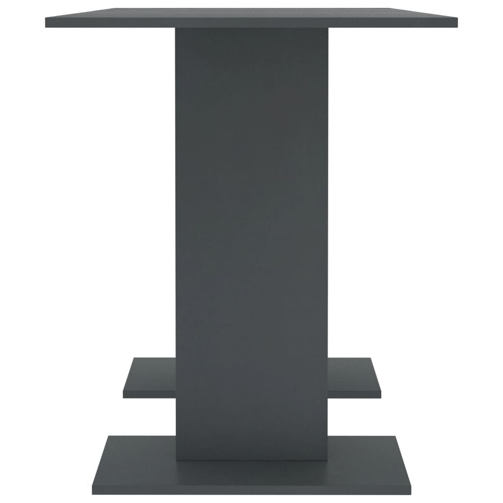 Tavolo da Pranzo Grigio 110x60x75 cm in Legno Multistrato