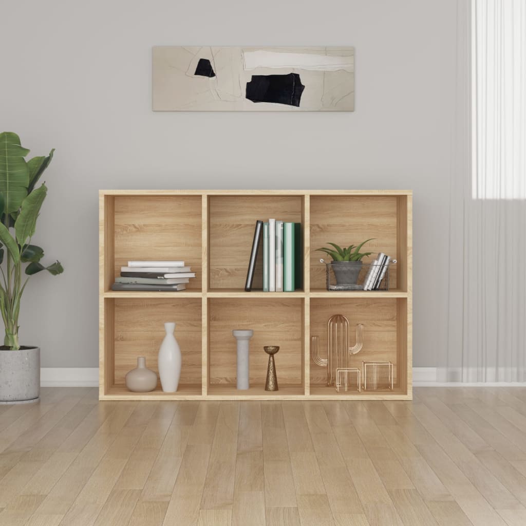 Libreria/Credenza Rovere Sonoma 66x30x98 cm Legno Multistrato