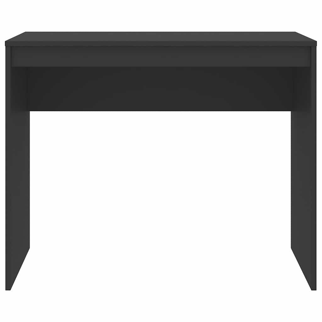 Scrivania Grigia 90x40x72 cm in Legno Multistrato