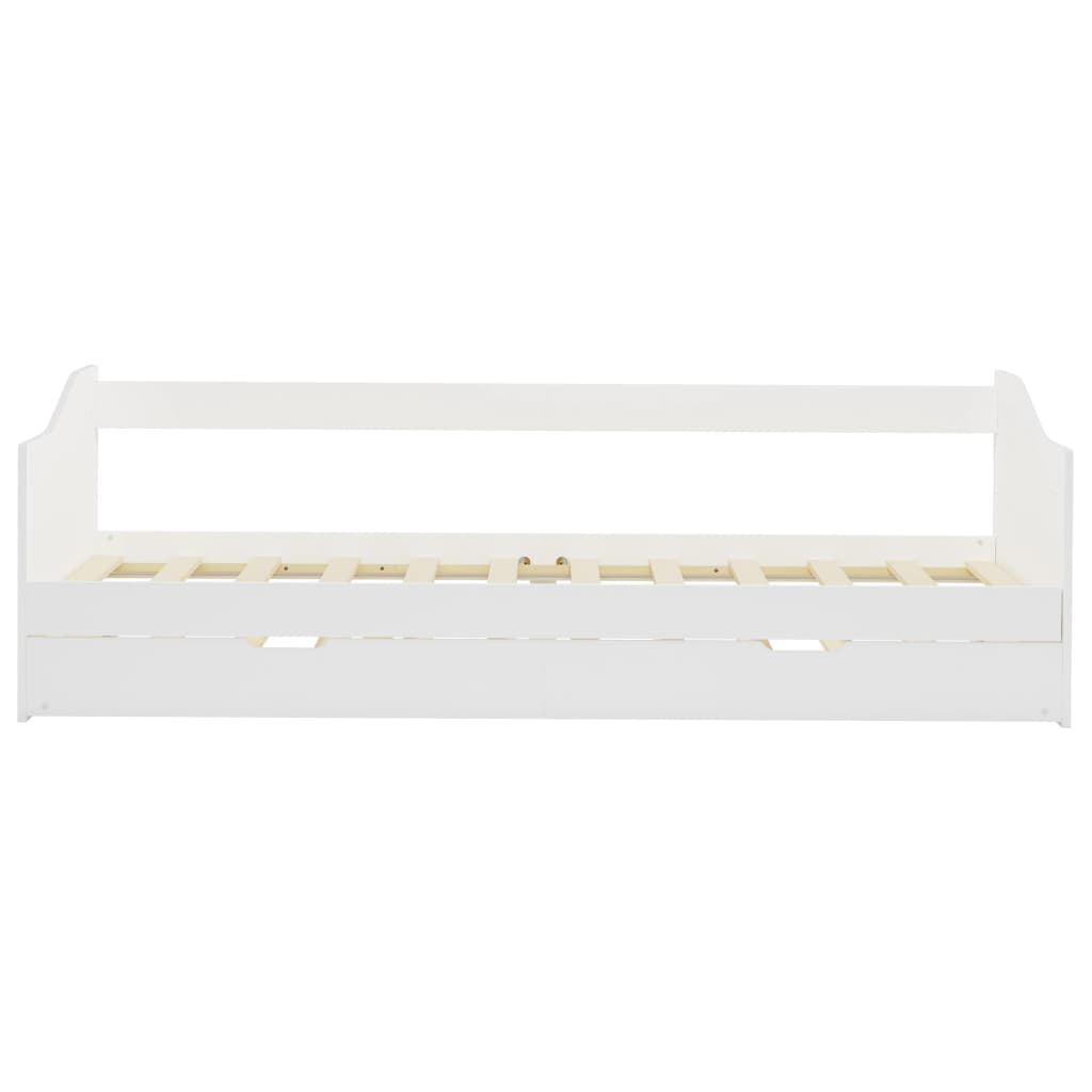 Divano Letto a Scomparsa senza Materasso Legno Pino 90x200 cm