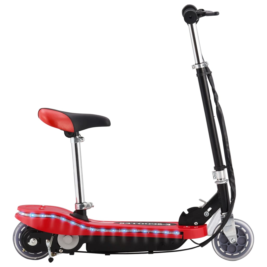Monopattino con Sella e LED 120 W Rosso