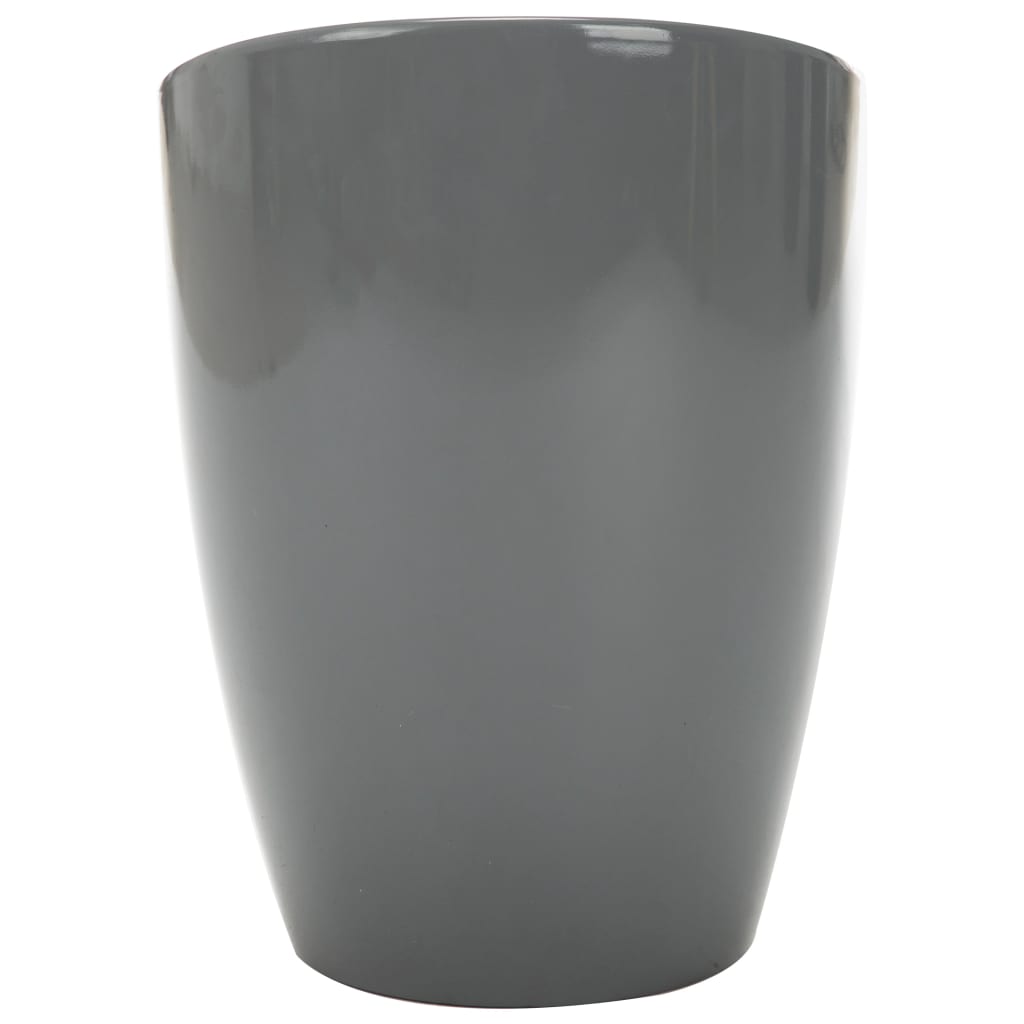 Sgabello con Contenitore Grigio in Similpelle