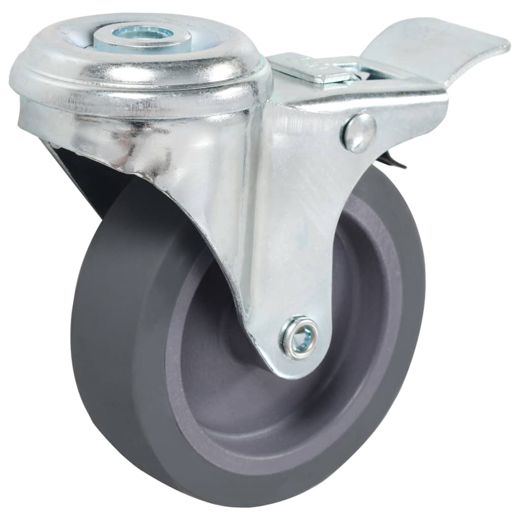 Ruote Girevoli con Foro per Bullone 8 pz 75 mm
