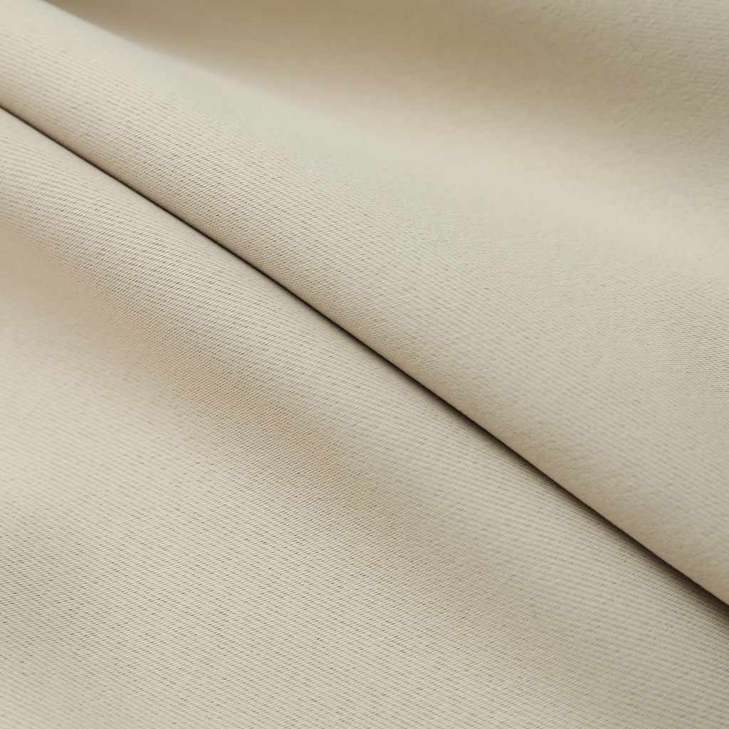 Tende Oscuranti con Ganci 2 pz Beige 140x245 cm