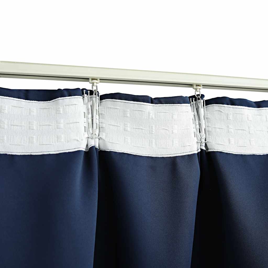 Tenda Oscurante con Ganci Blu 290x245 cm