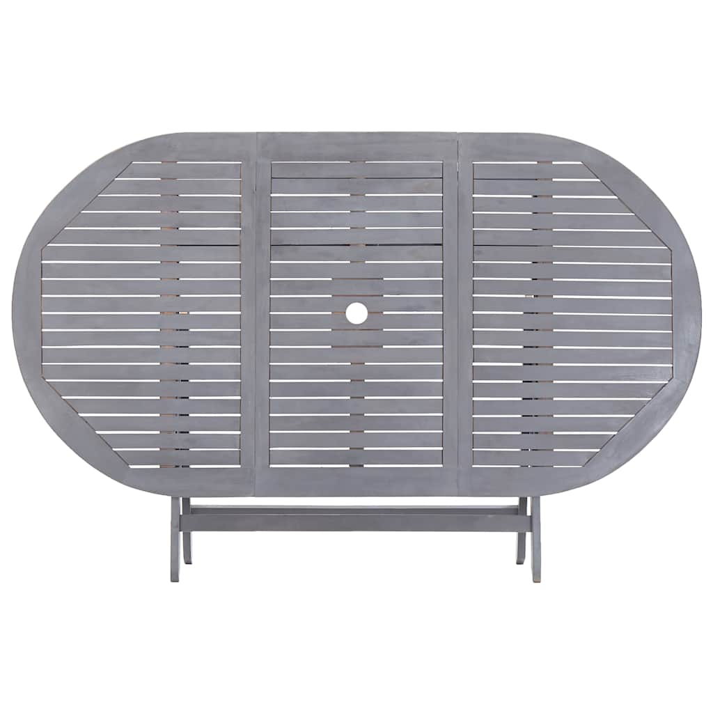 Tavolo da Giardino Pieghevole 160x85x75 cm Massello di Acacia