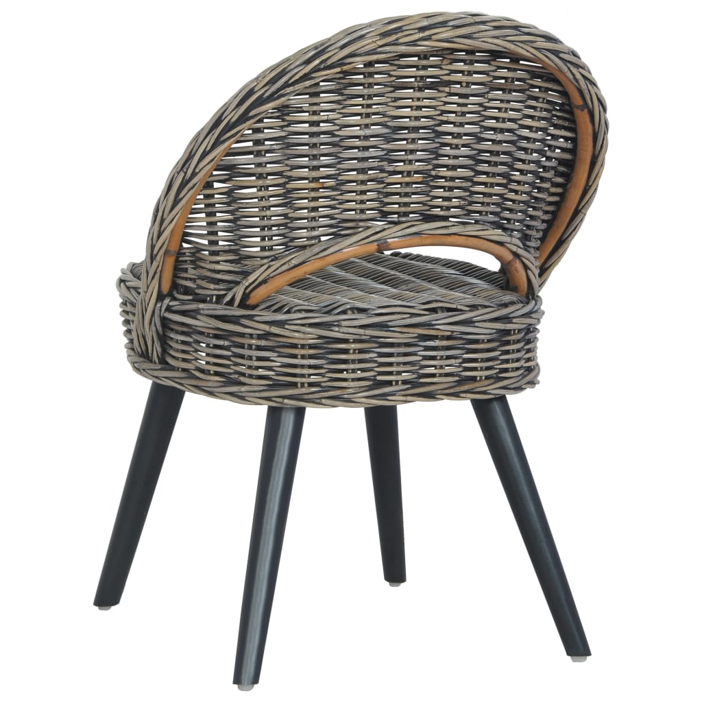 Poltrona in Rattan Kubu Nero