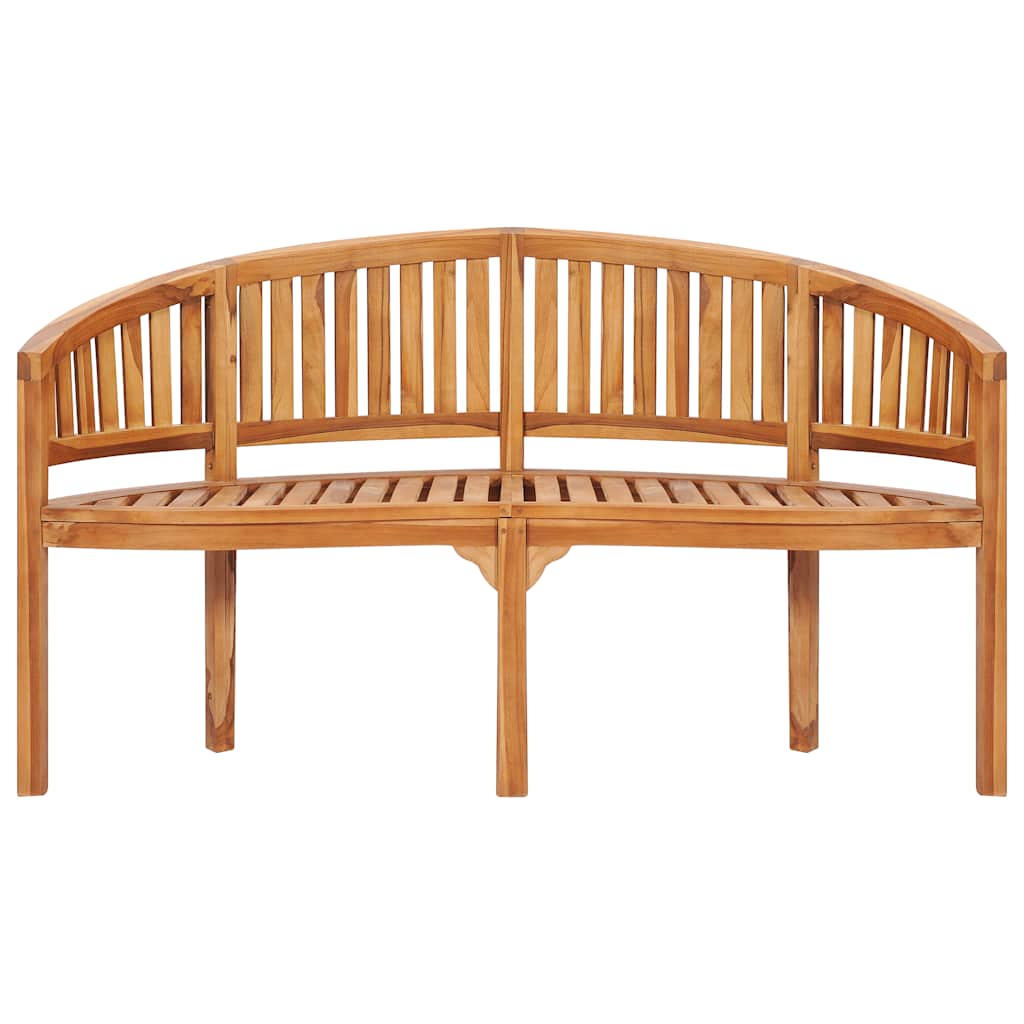 Panchina a Banana 151 cm in Legno Massello di Teak