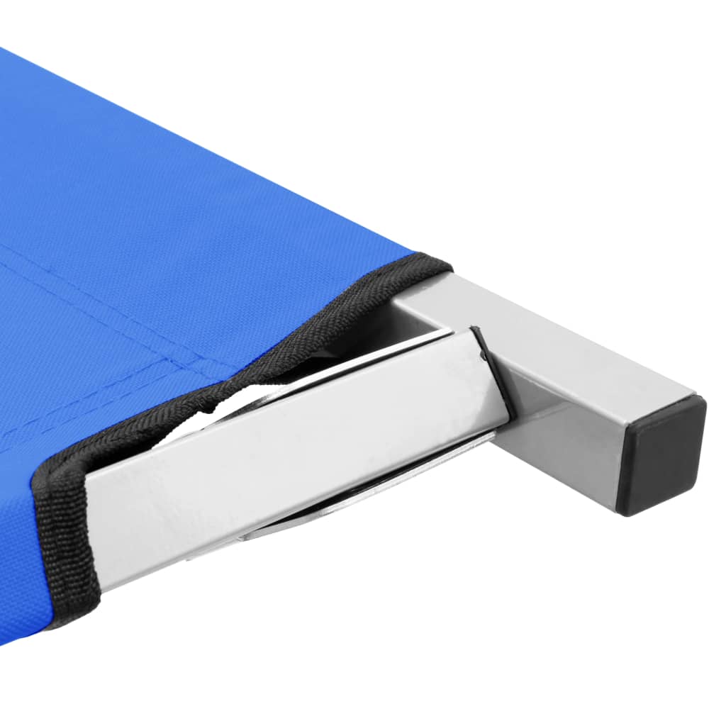 Letto da Campeggio 210x80x48 cm XXL Blu