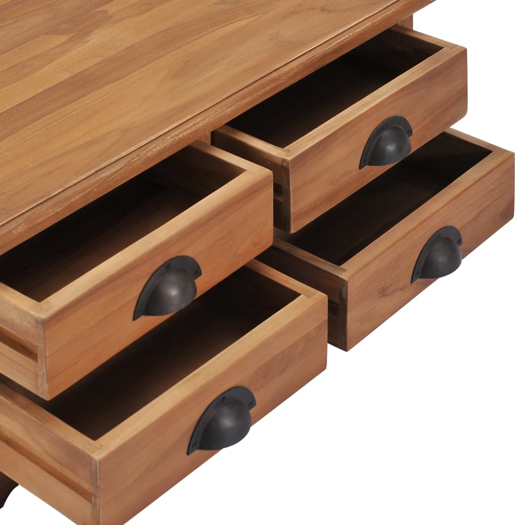 Tavolino da Salotto 68x68x30 cm in Legno Massello di Teak