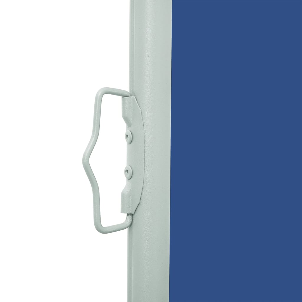 Tenda Laterale Retrattile per Patio 100x500 cm Blu