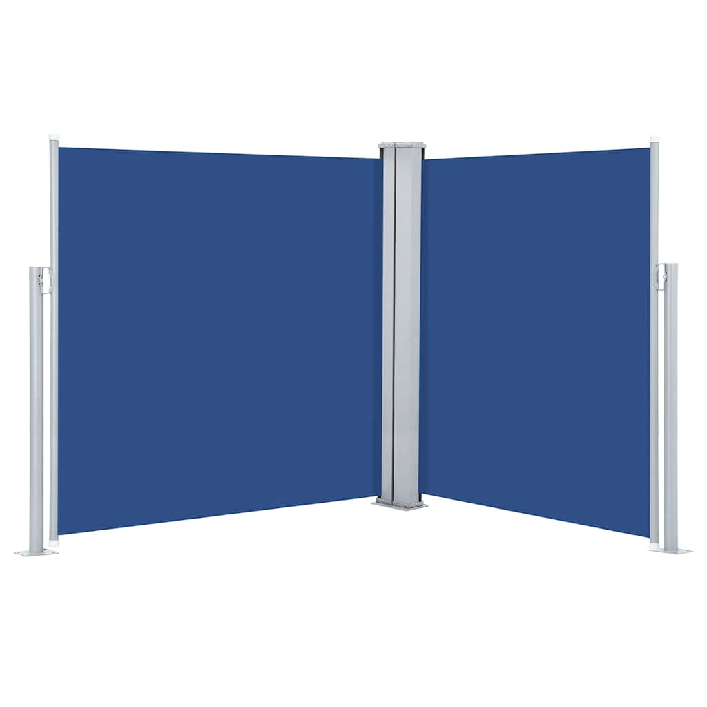 Tenda da Sole Laterale Retrattile 170x600 cm Blu