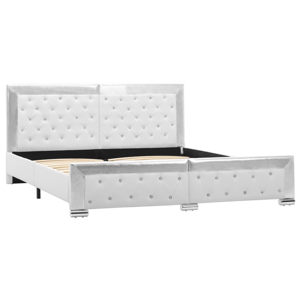Giroletto Bianco in Similpelle 160x200 cm