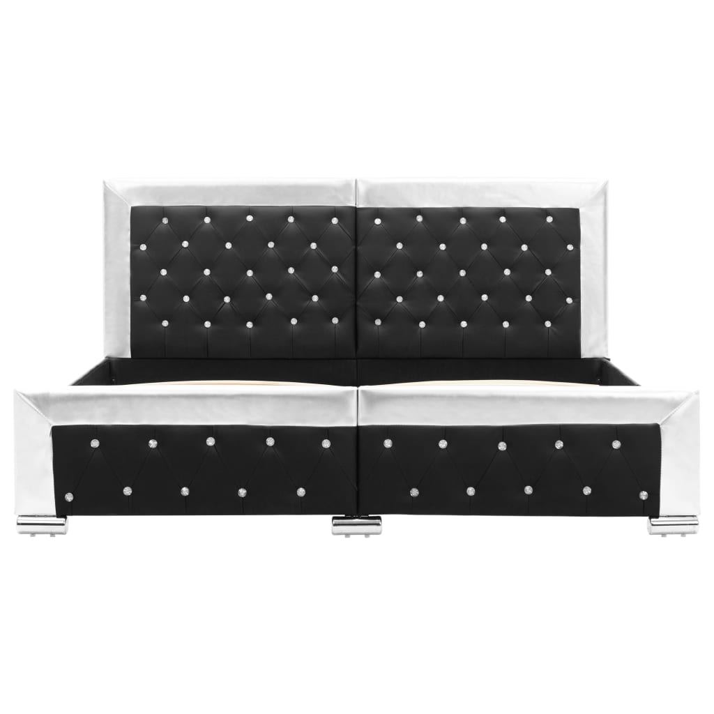 Giroletto Nero in Similpelle 160x200 cm