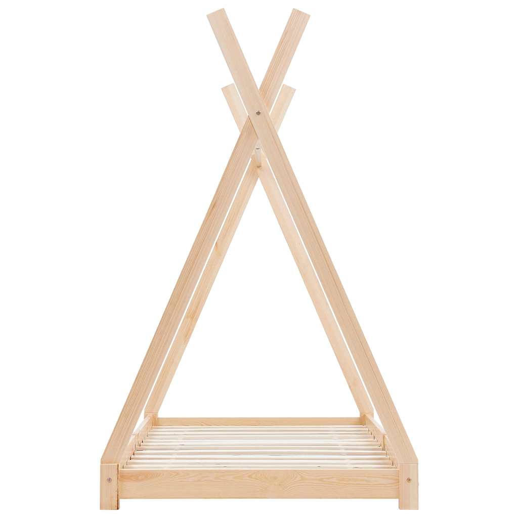Giroletto per Bambini in Legno Massello di Pino 90x200 cm
