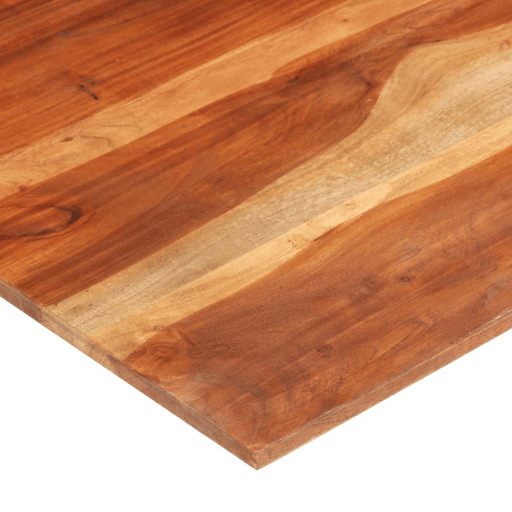 Piano Tavolo in Legno Massello di Acacia 15-16 mm 70x80 cm