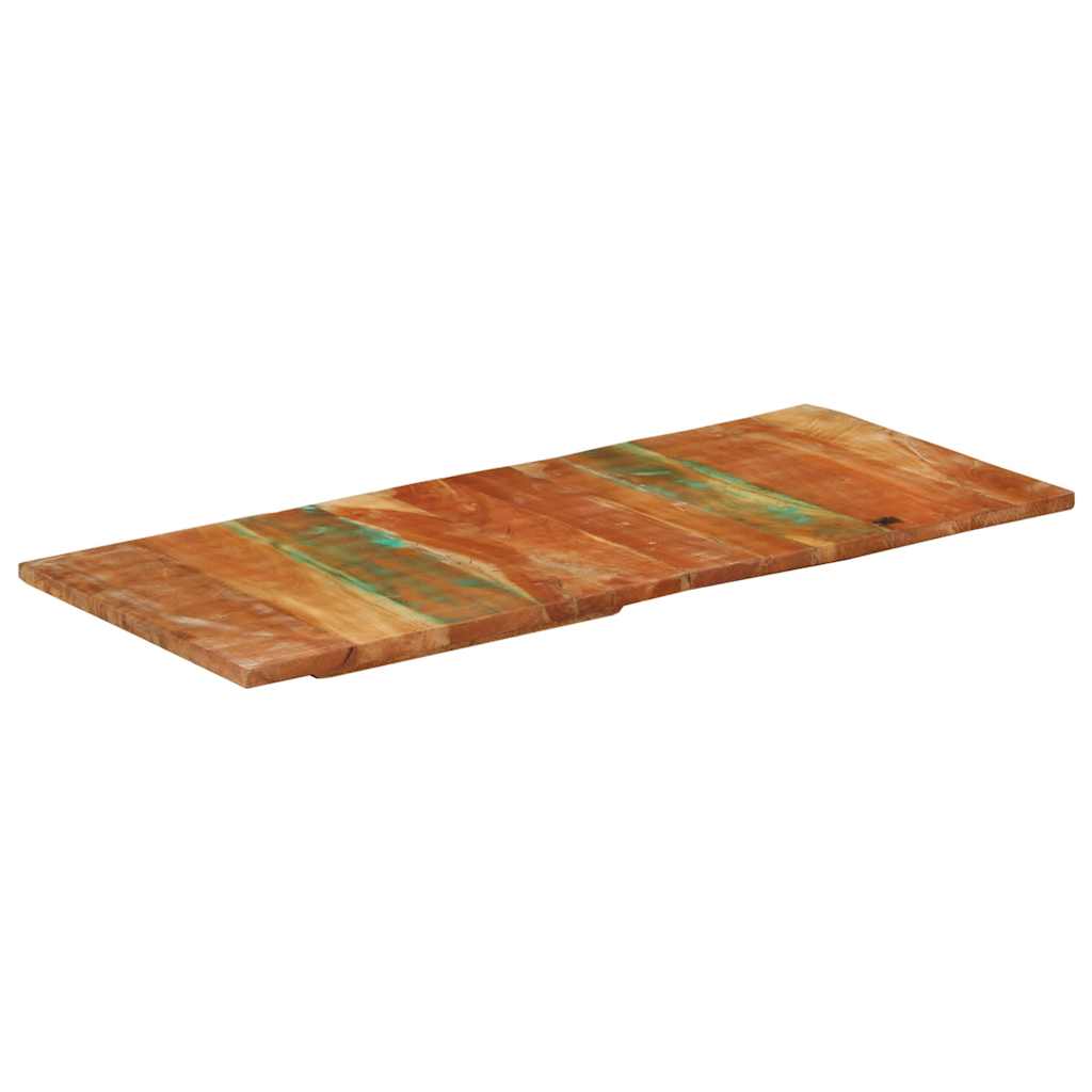 Piano Tavolo Rettangolare 60x140 cm 25-27 mm Legno di Recupero