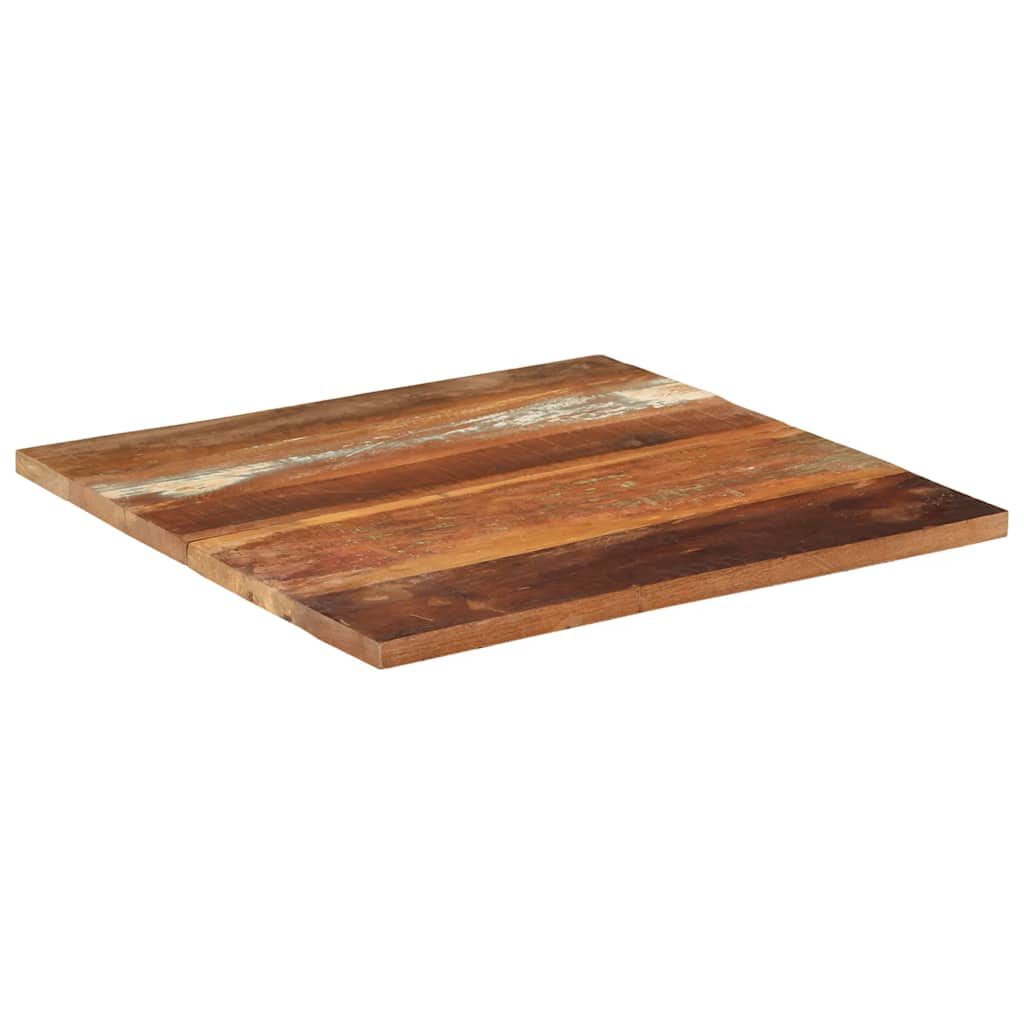 Piano Tavolo Quadrato 70x70 cm 25-27 mm in Legno di Recupero
