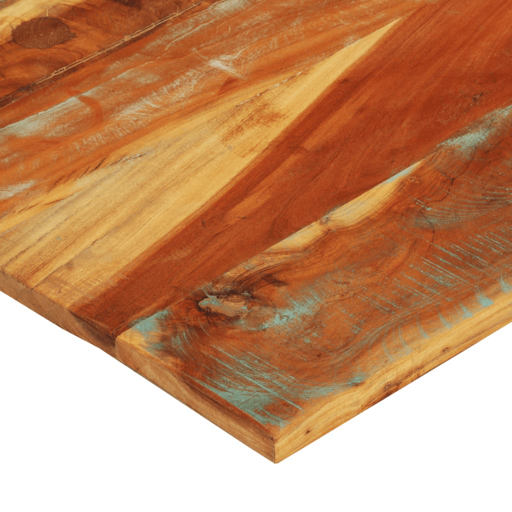Piano Tavolo Rettangolare 70x80 cm 25-27 mm Legno di Recupero