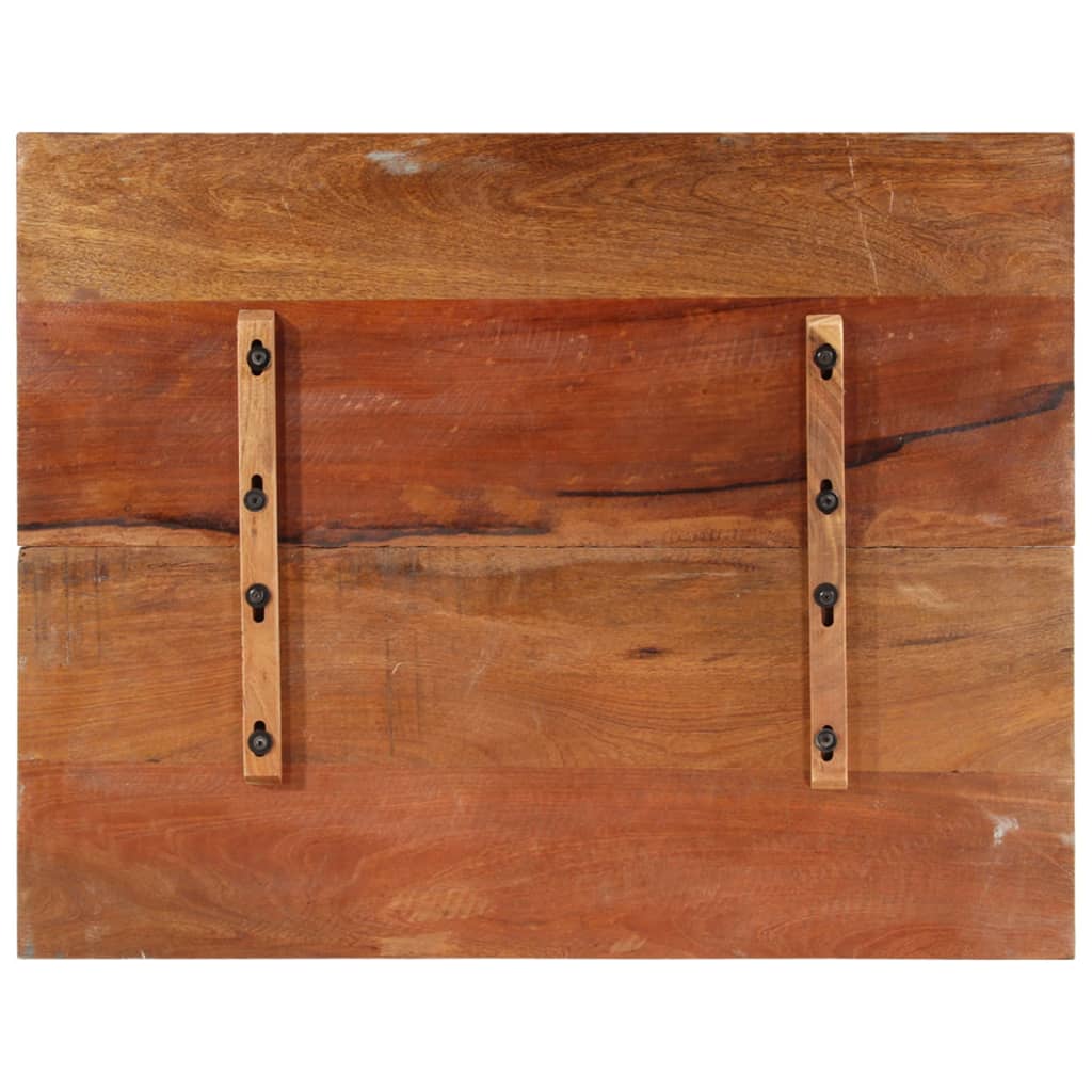 Piano Tavolo Rettangolare 70x90 cm 25-27 mm Legno di Recupero