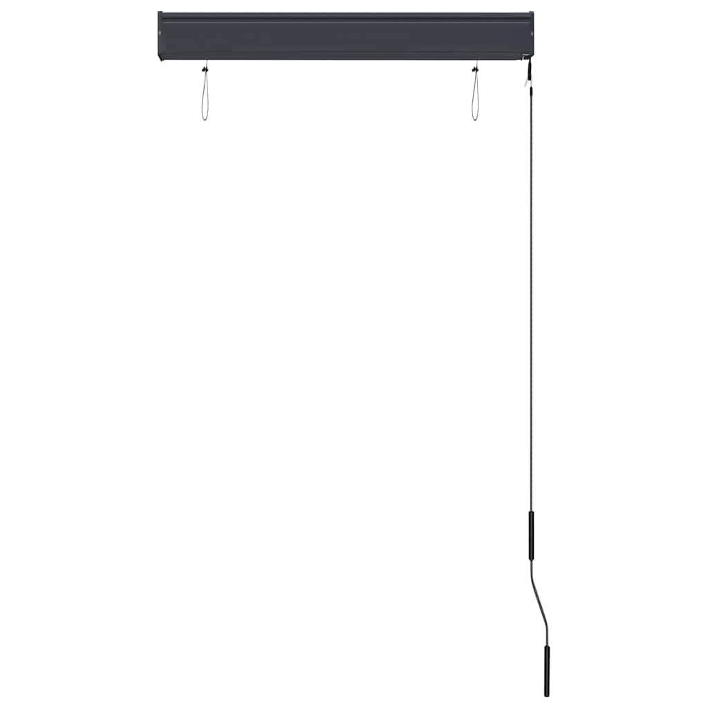 Tenda a Rullo per Esterni 80x250 cm Giallo e Blu