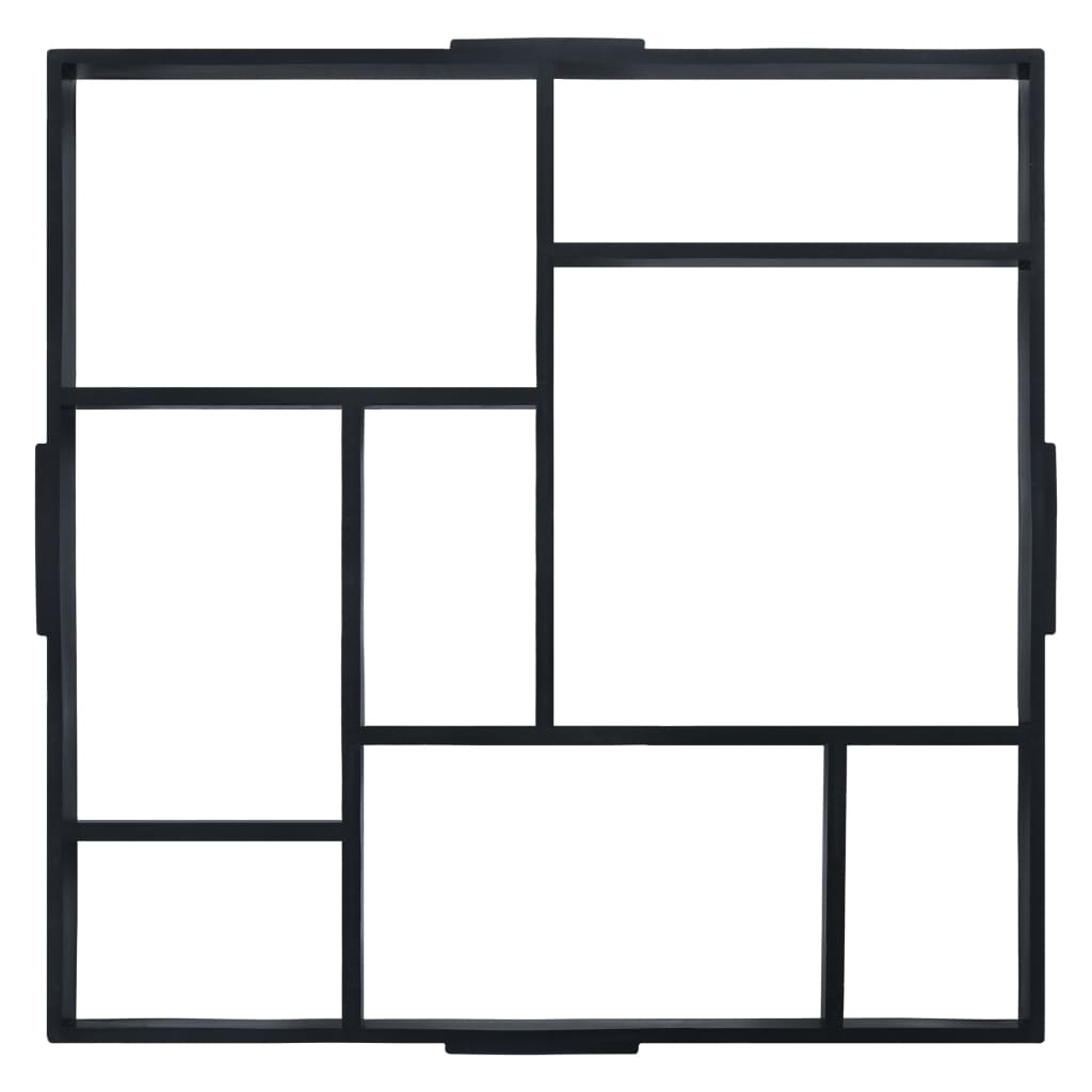 Stampi per Pavimenti 2 pz 50,4x50,4x4,3 cm Plastica