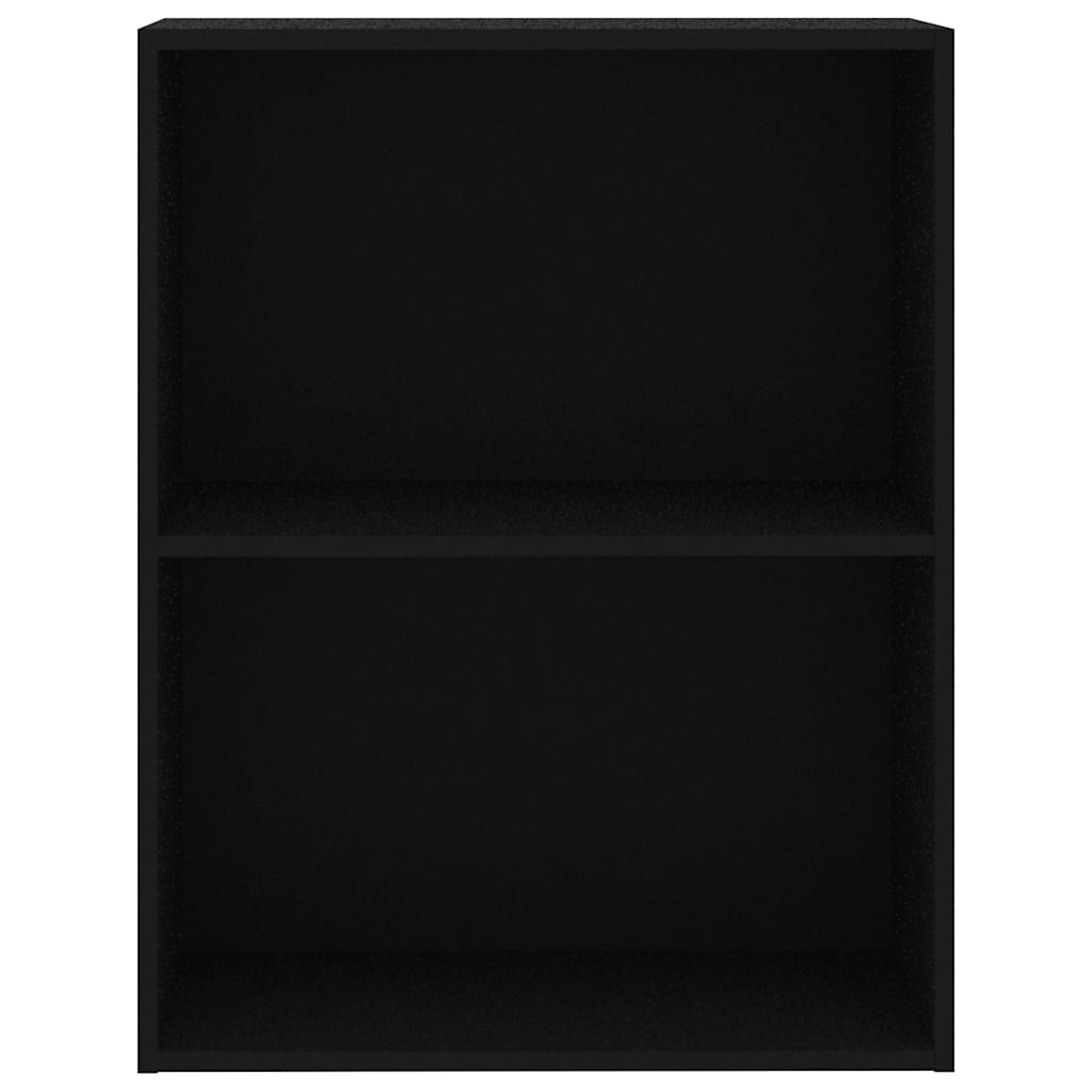 Libreria Nera 60x30x76,5 cm in Legno Multistrato