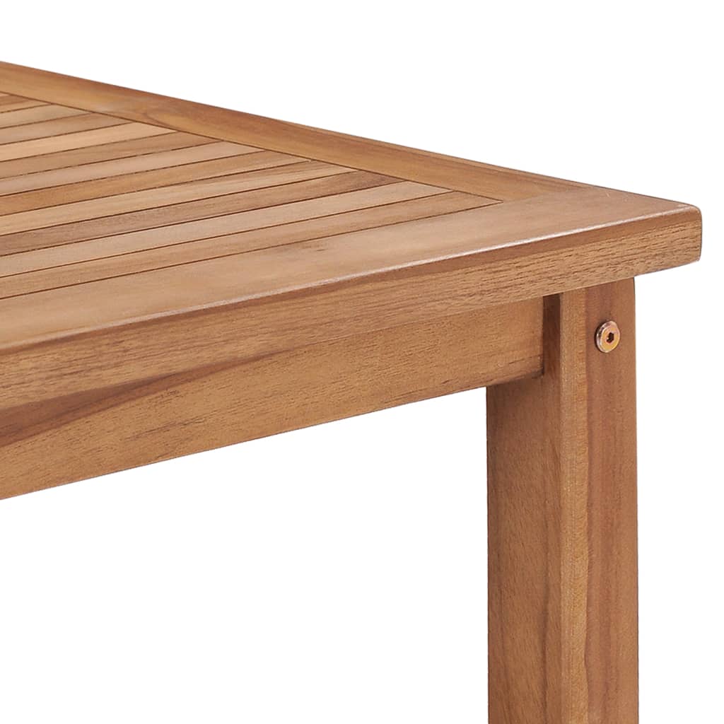 Tavolino da Salotto 45x45x45 cm in Legno Massello di Teak