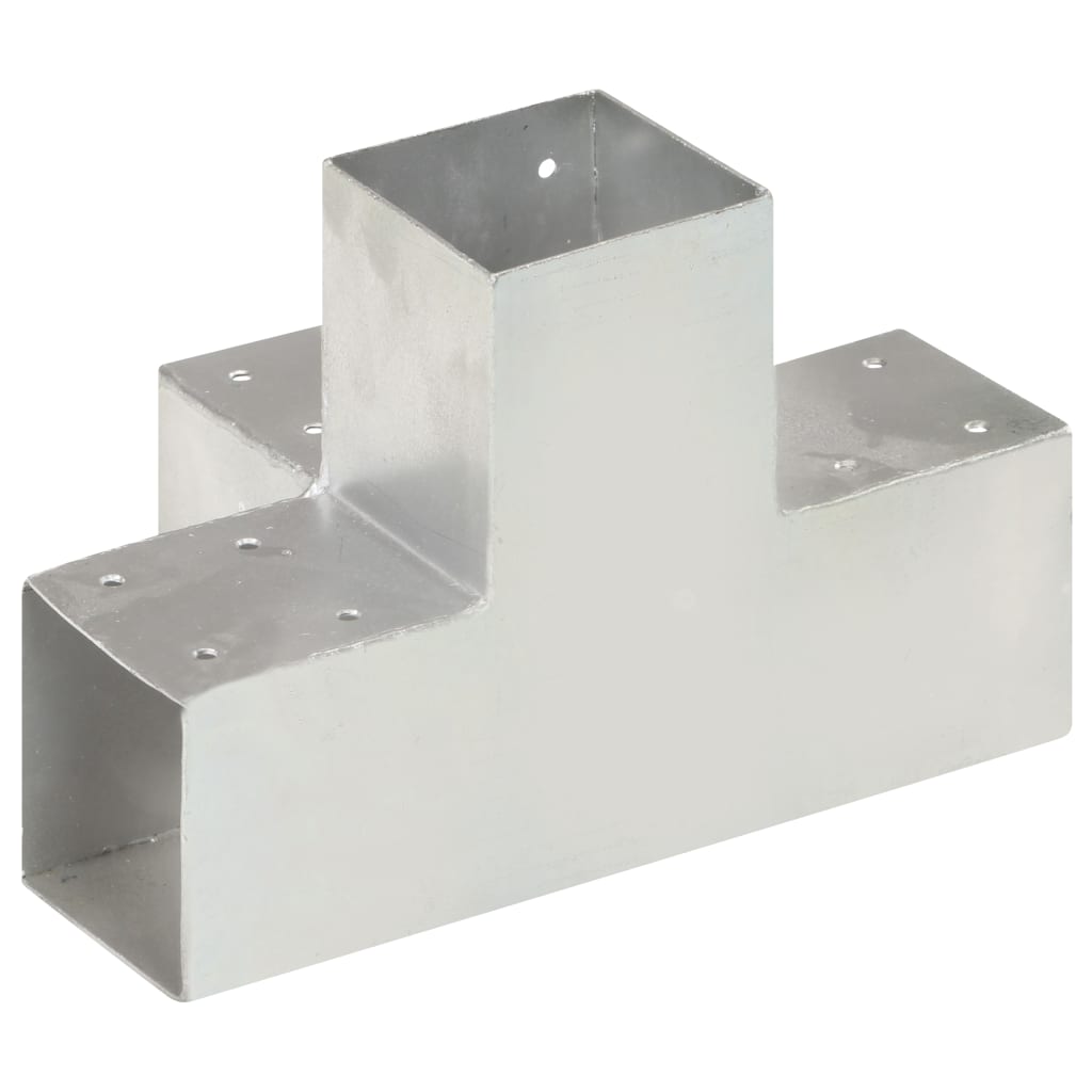 Connettore per Pali a Forma di X in Metallo Zincato 91x91 mm