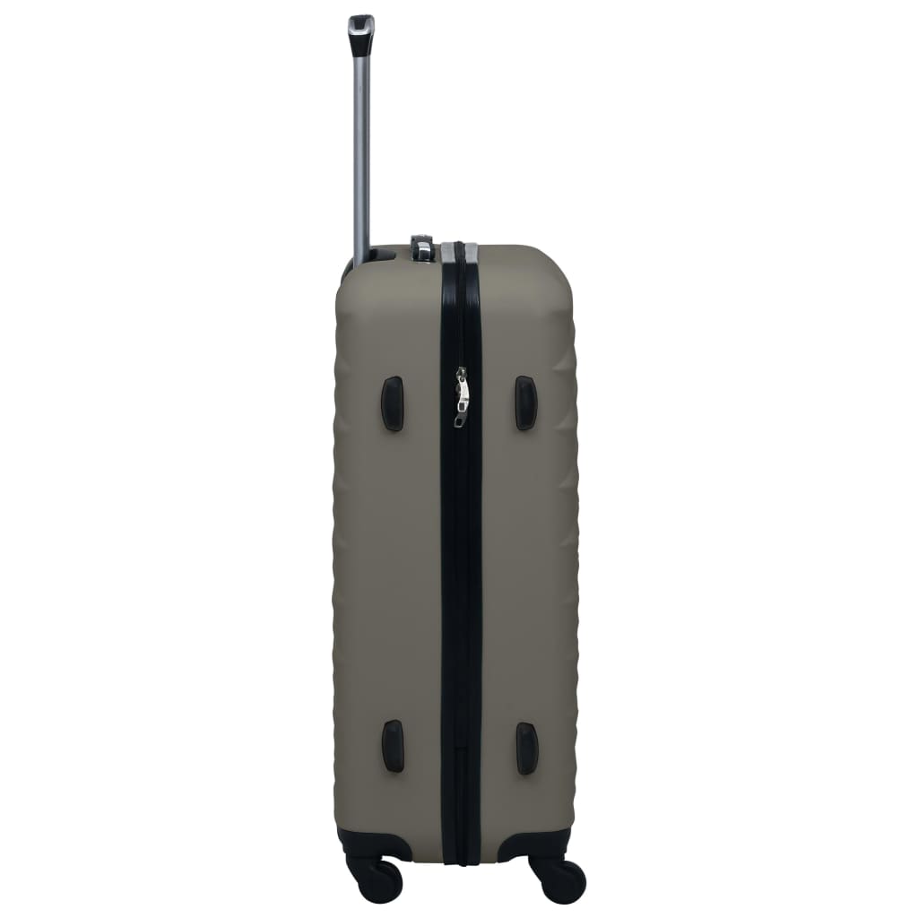 Set Valigie Trolley a Custodia Rigida 2 pz Antracite in ABS