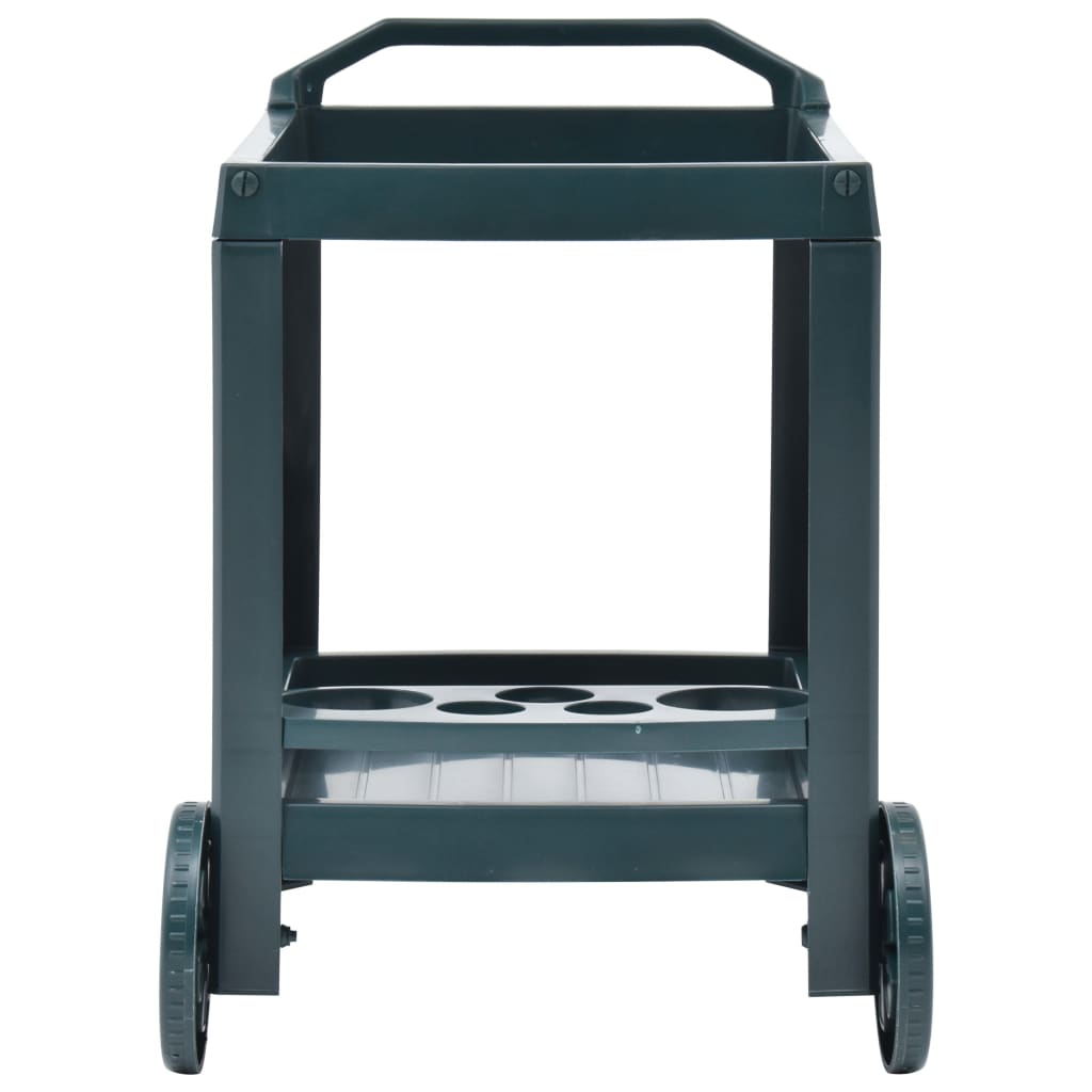 Carrello per Bevande Verde 69x53x72 cm in Plastica