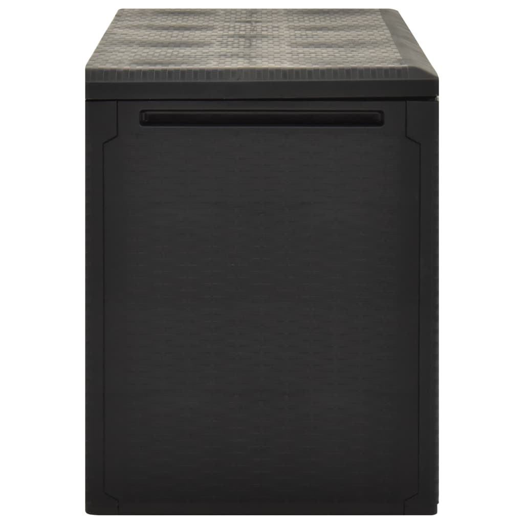 Baule da Giardino Antracite 114x47x60 cm