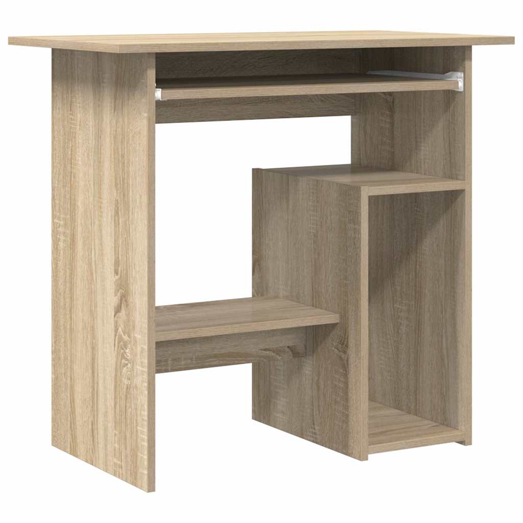 Scrivania Rovere Sonoma 80x45x74 cm in Legno Multistrato