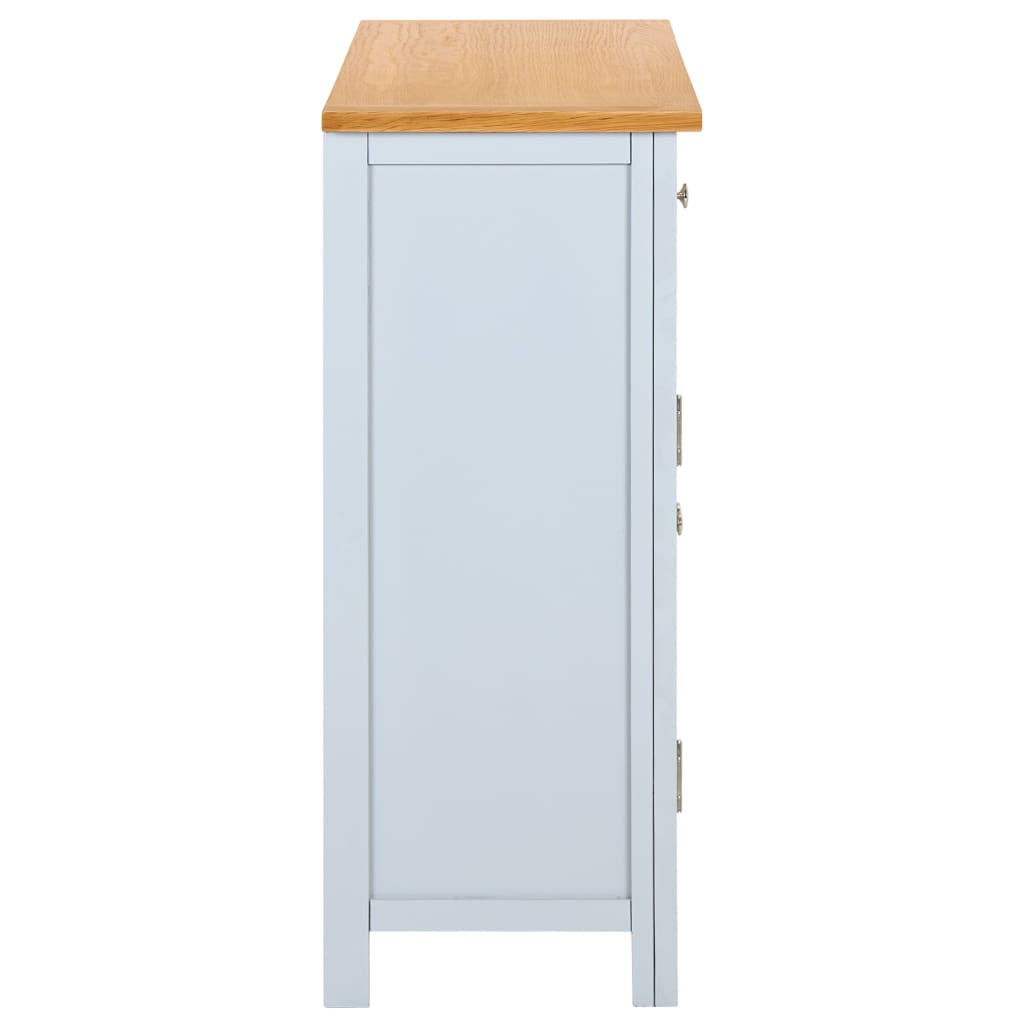 Credenza 90x33,5x83 cm in Massello di Rovere