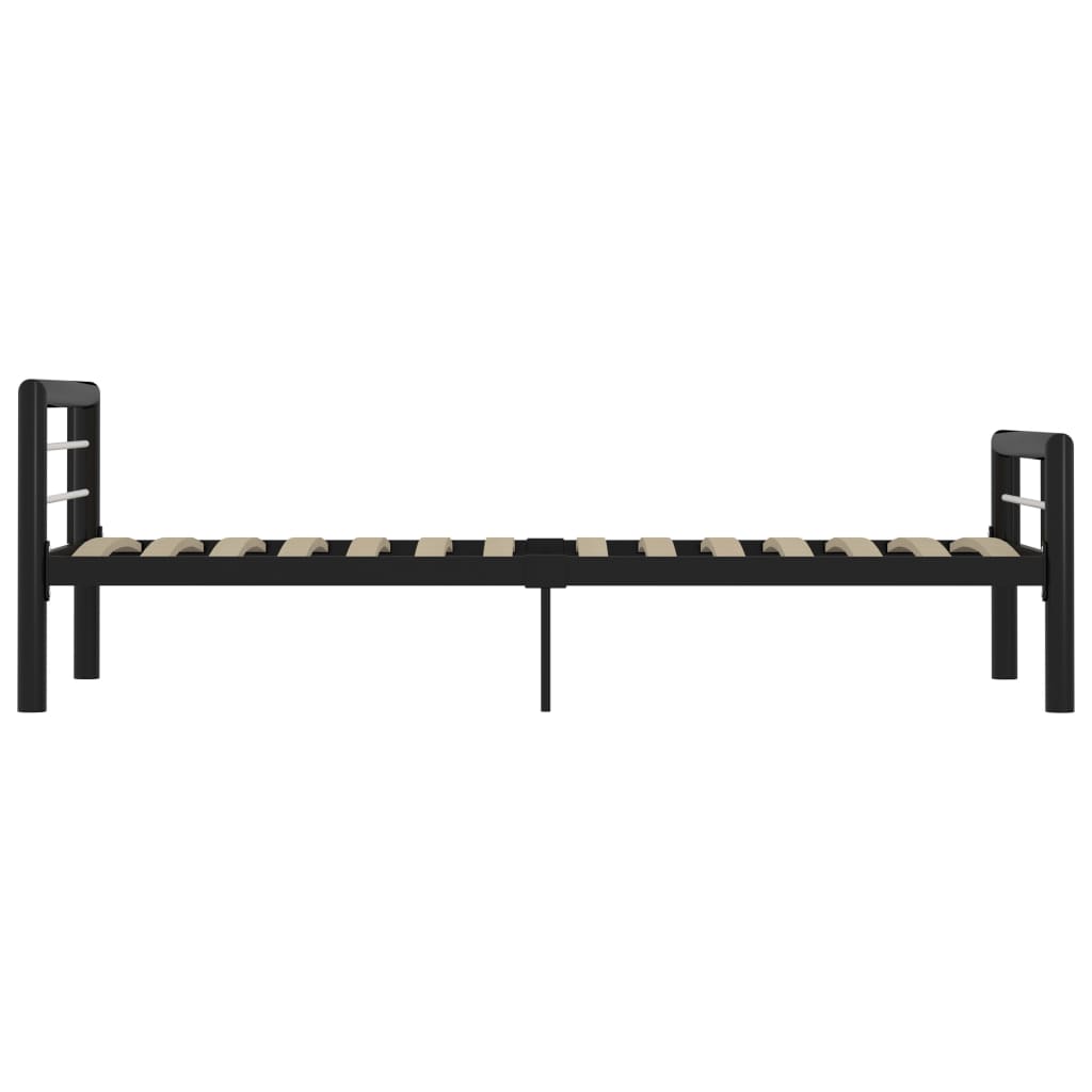 Giroletto Nero e Bianco in Metallo 90x200 cm