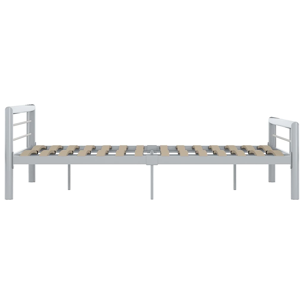 Giroletto Grigio e Bianco in Metallo 160x200 cm