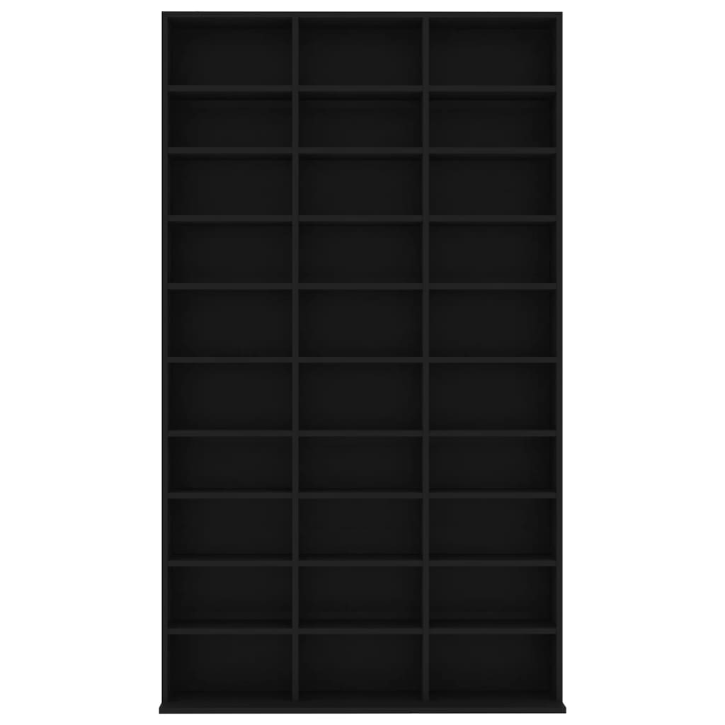 Armadietto TV Nero 102x16x177,5 cm in Legno Multistrato