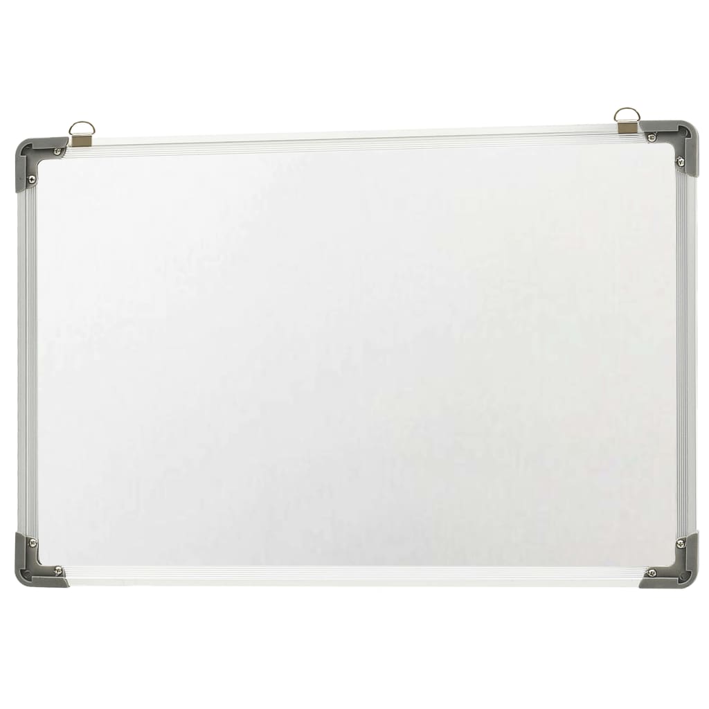 Lavagna Magnetica Bianca Cancellabile a Secco 60x40 cm Acciaio