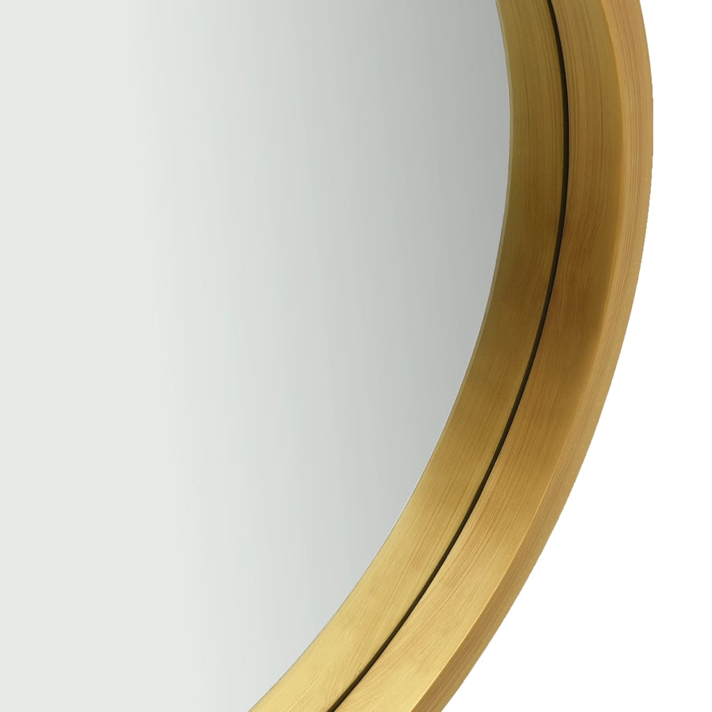 Specchio da Parete con Cinghia 60 cm Oro
