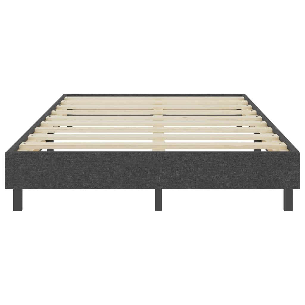 Letto a Molle Grigio Scuro in Tessuto 120x200 cm