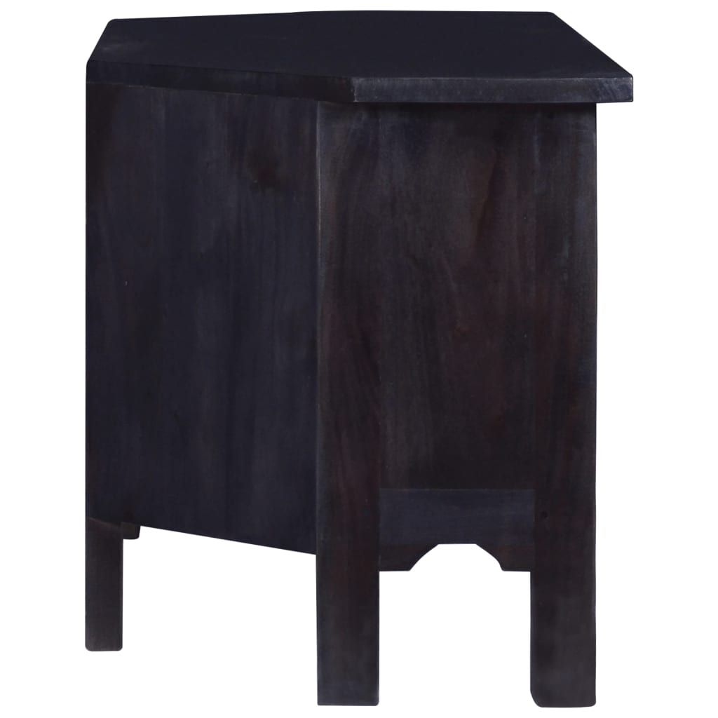 Mobile Porta TV Caffè Nero Chiaro 100x40x45 cm in Legno Mogano