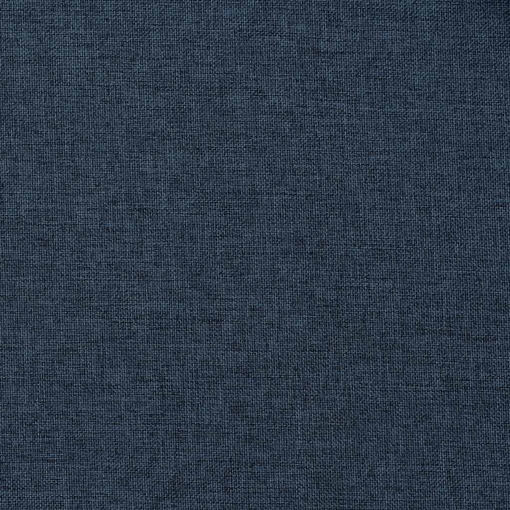 Tende Oscuranti con Ganci Effetto Lino 2 pz Blu 140x225 cm