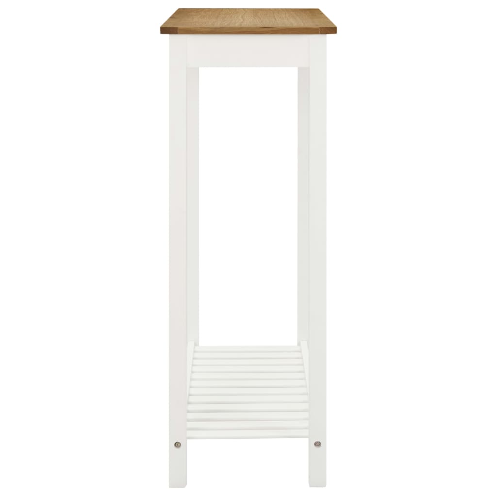 Tavolo da Bar 100x40x110 cm in Legno Massello di Rovere