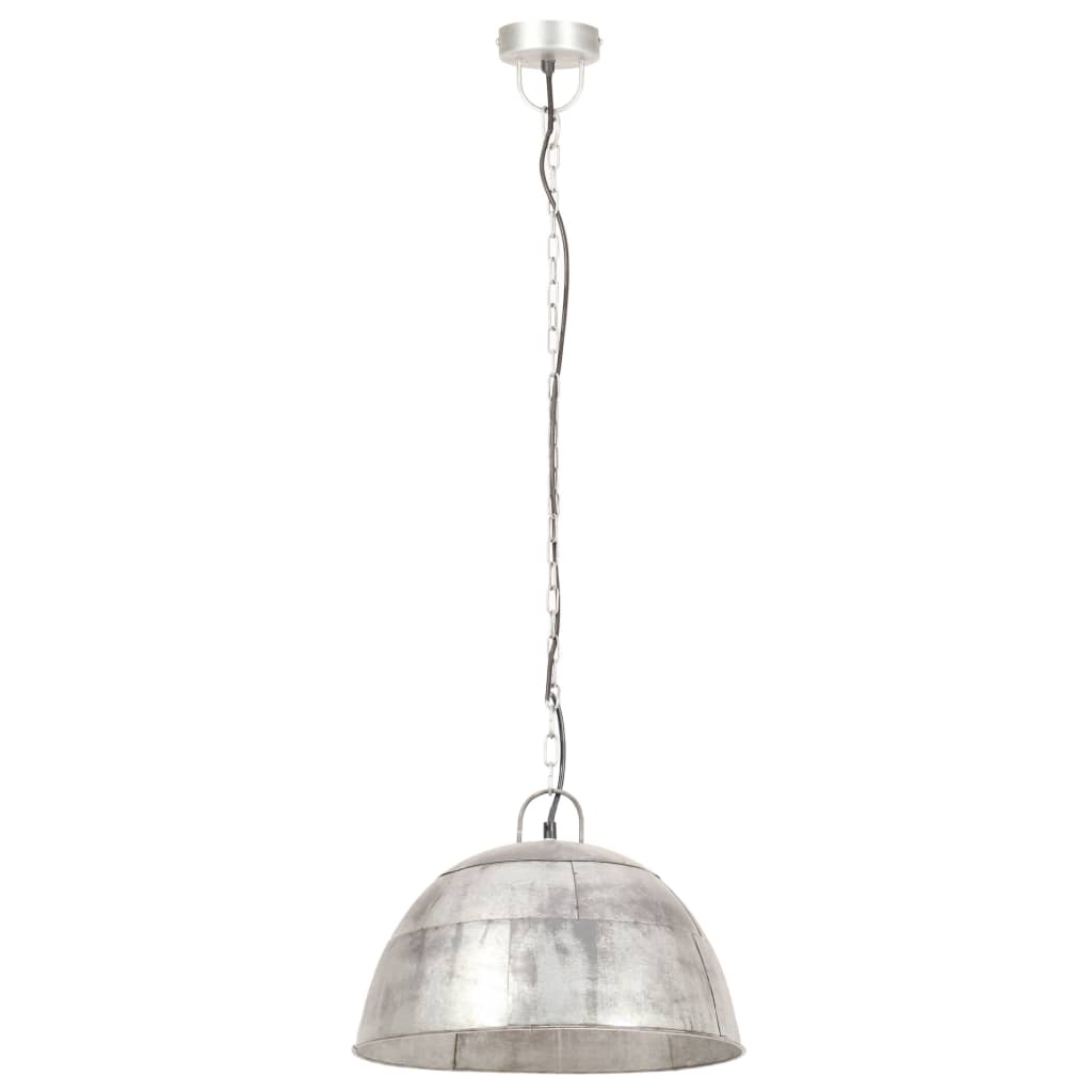 Lampada a Sospensione Vintage 25 W Argento Rotonda 41 cm E27