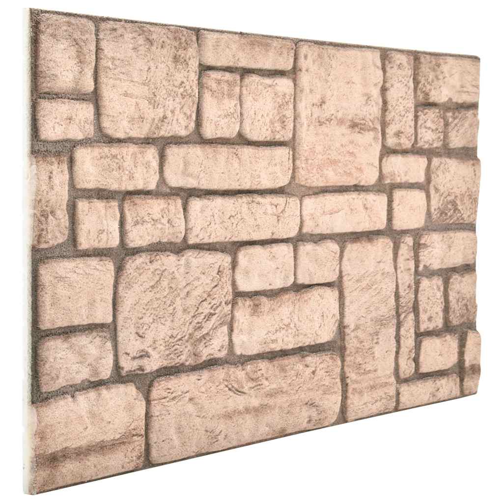 Pannelli Murali 3D con Design a Mattoni Beige 10 pz EPS